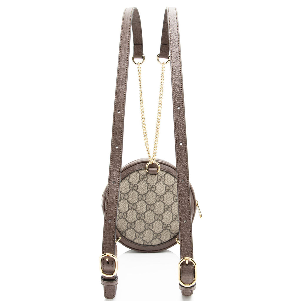 Gucci GG Supreme Ophidia Round Mini Backpack