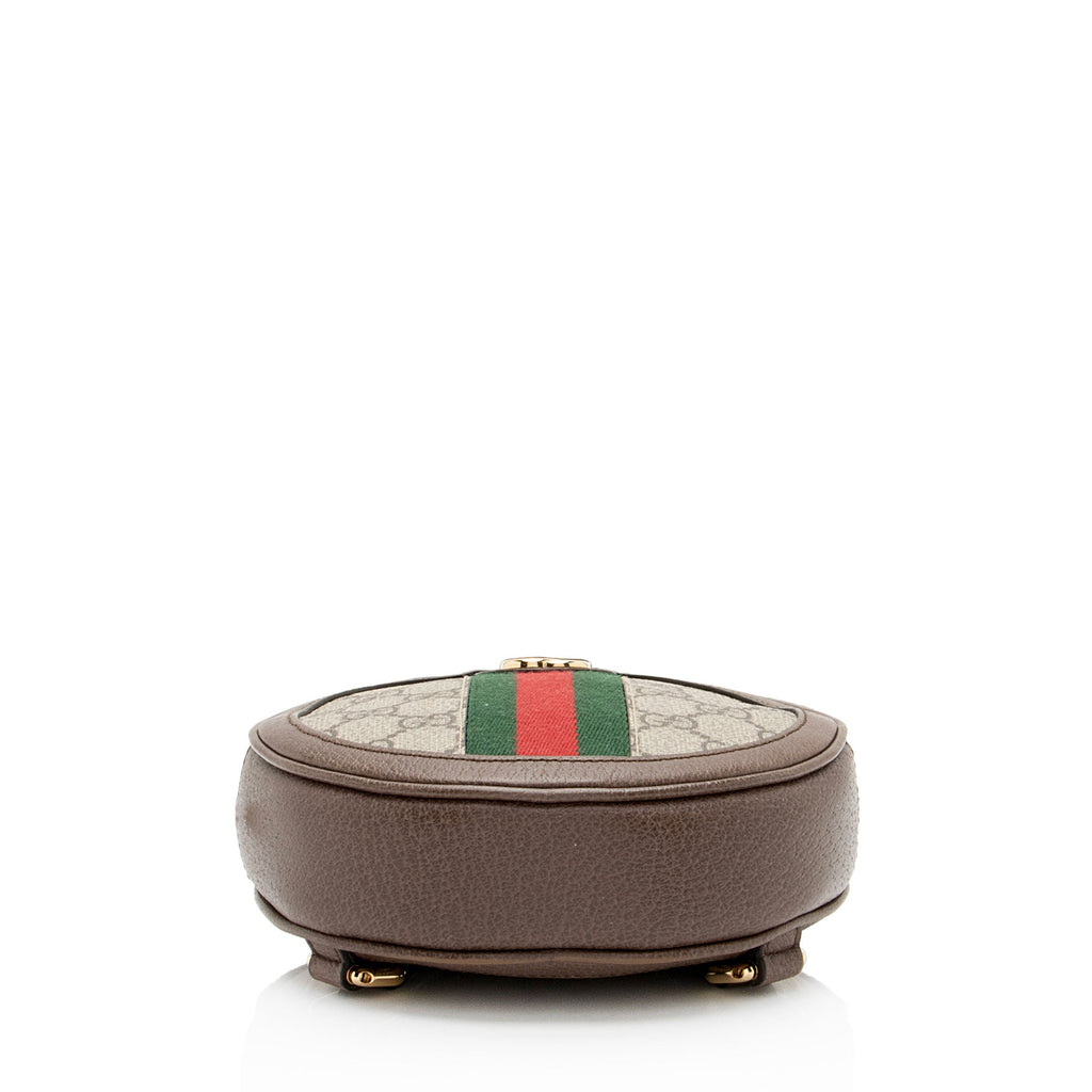 Gucci GG Supreme Ophidia Round Mini Backpack