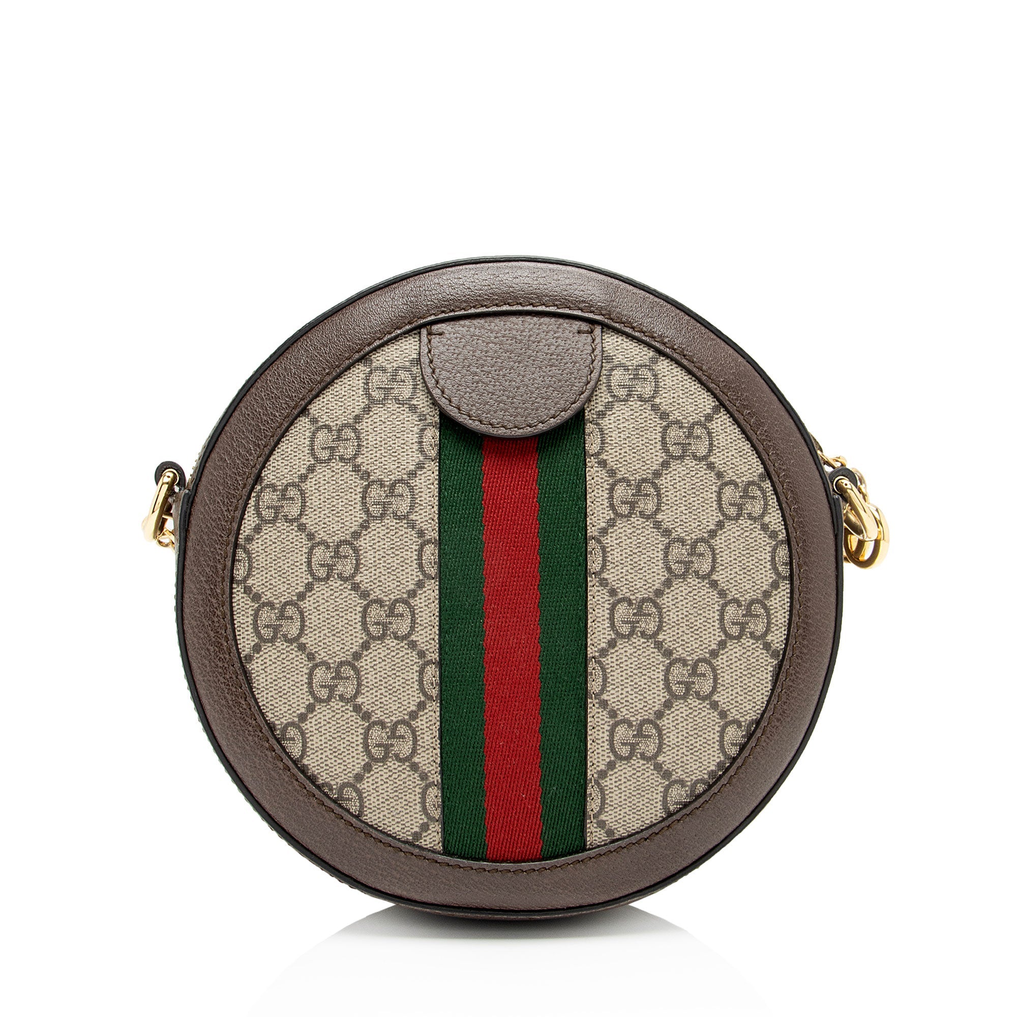 Gucci GG Supreme Ophidia Round Mini Shoulder Bag (SHF-8cDhBq)