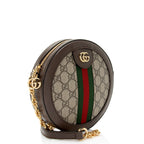 Gucci GG Supreme Ophidia Round Mini Shoulder Bag (SHF-99m356)