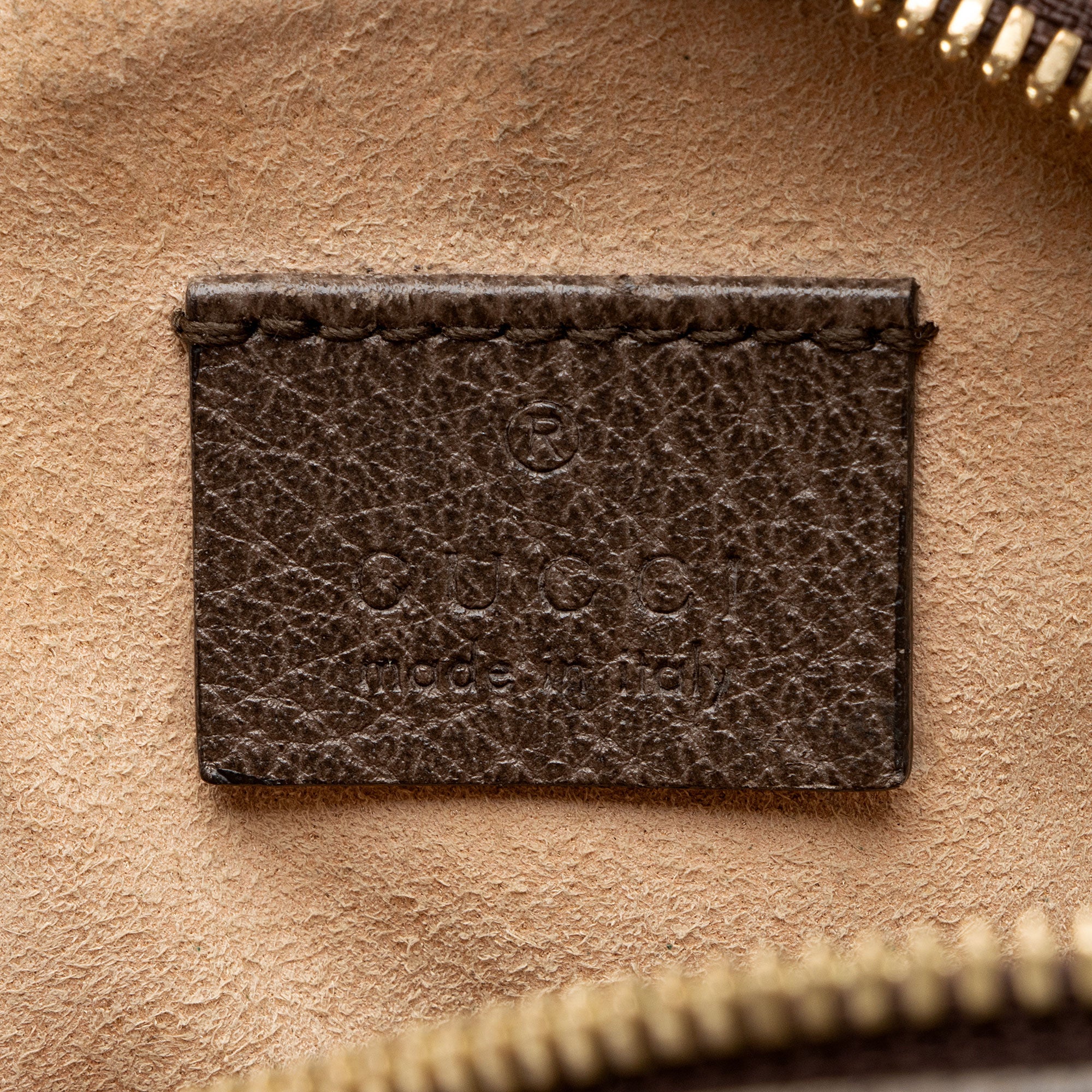 Gucci GG Supreme Ophidia Round Mini Shoulder Bag (SHF-8LEeSa)