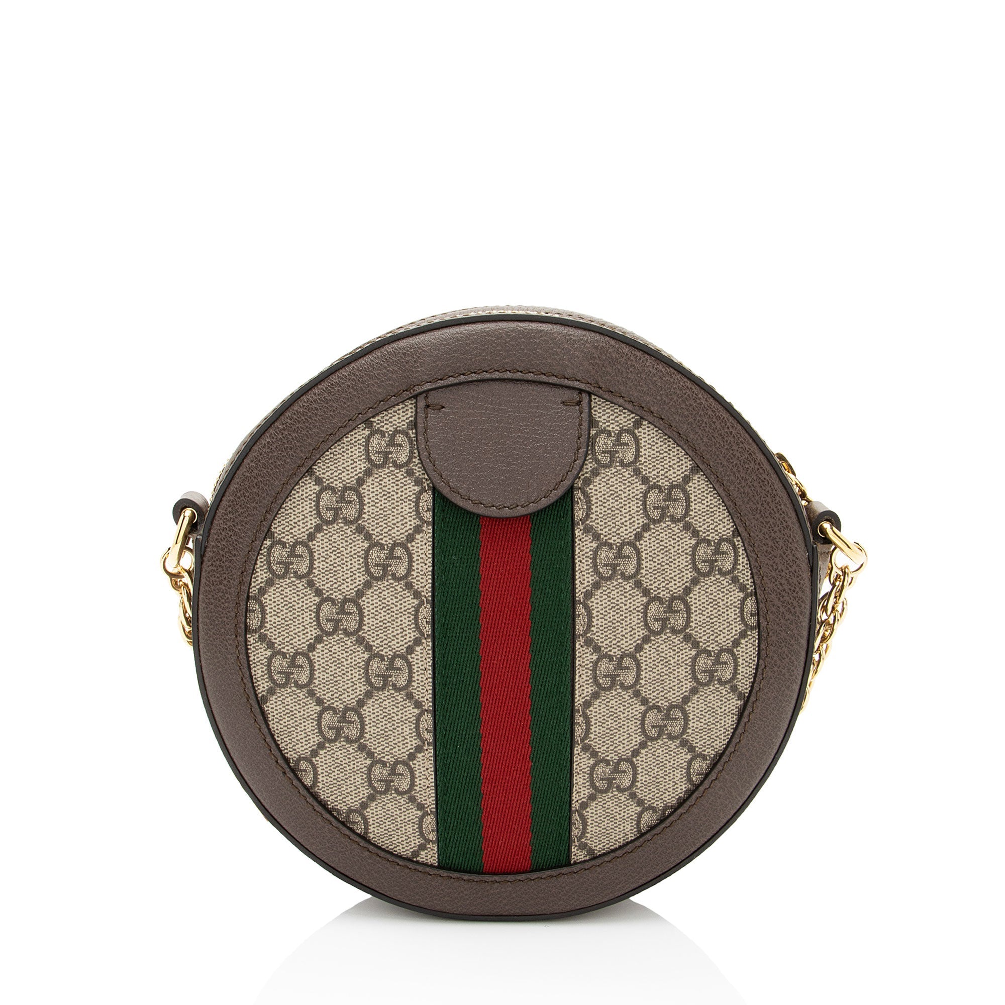 Gucci GG Supreme Ophidia Round Mini Shoulder Bag