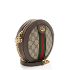 Gucci GG Supreme Ophidia Round Mini Shoulder Bag