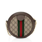 Gucci GG Supreme Ophidia Round Mini Shoulder Bag