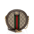 Gucci GG Supreme Ophidia Round Mini Shoulder Bag