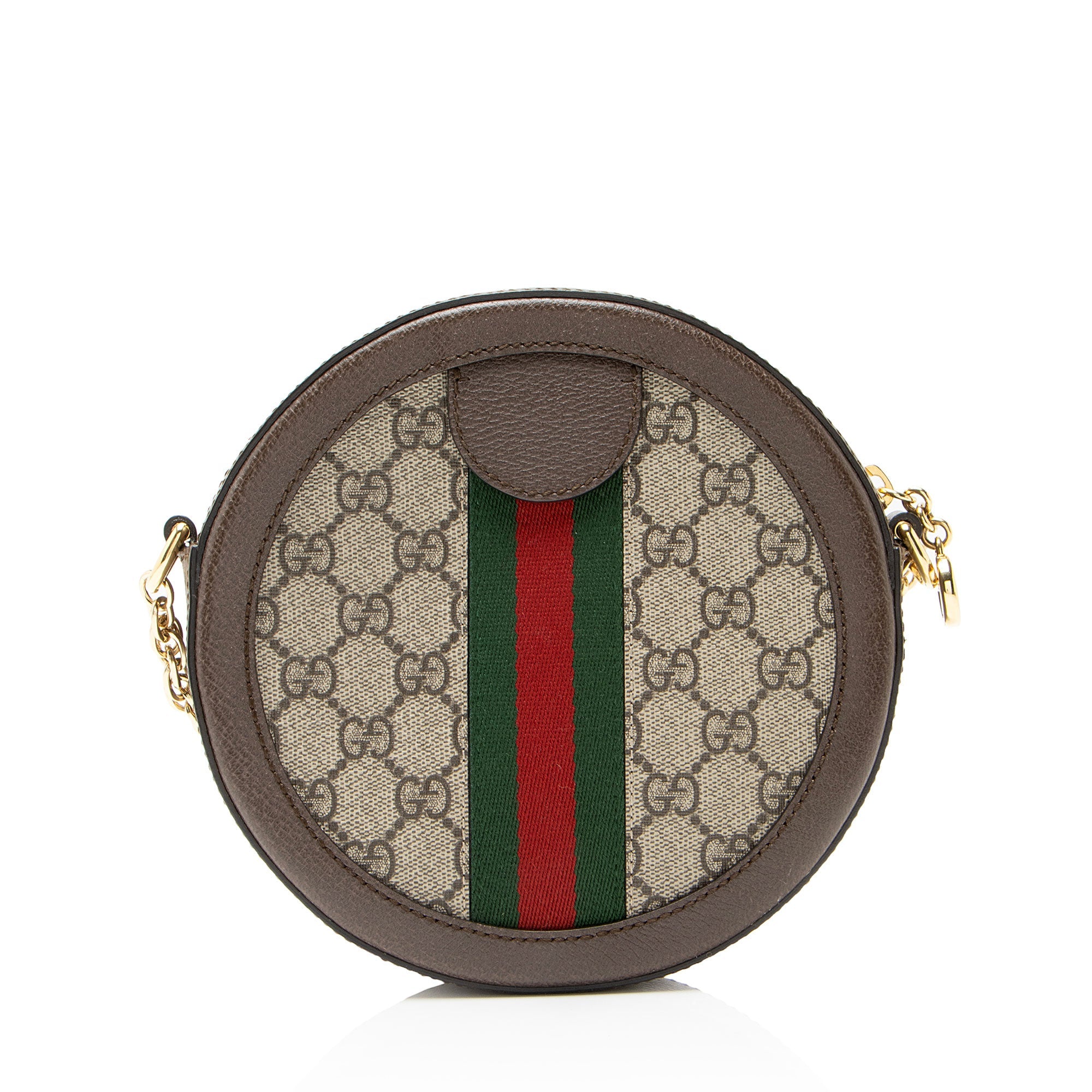 Gucci GG Supreme Ophidia Round Mini Shoulder Bag