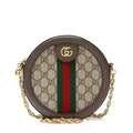 Gucci GG Supreme Ophidia Round Mini Shoulder Bag