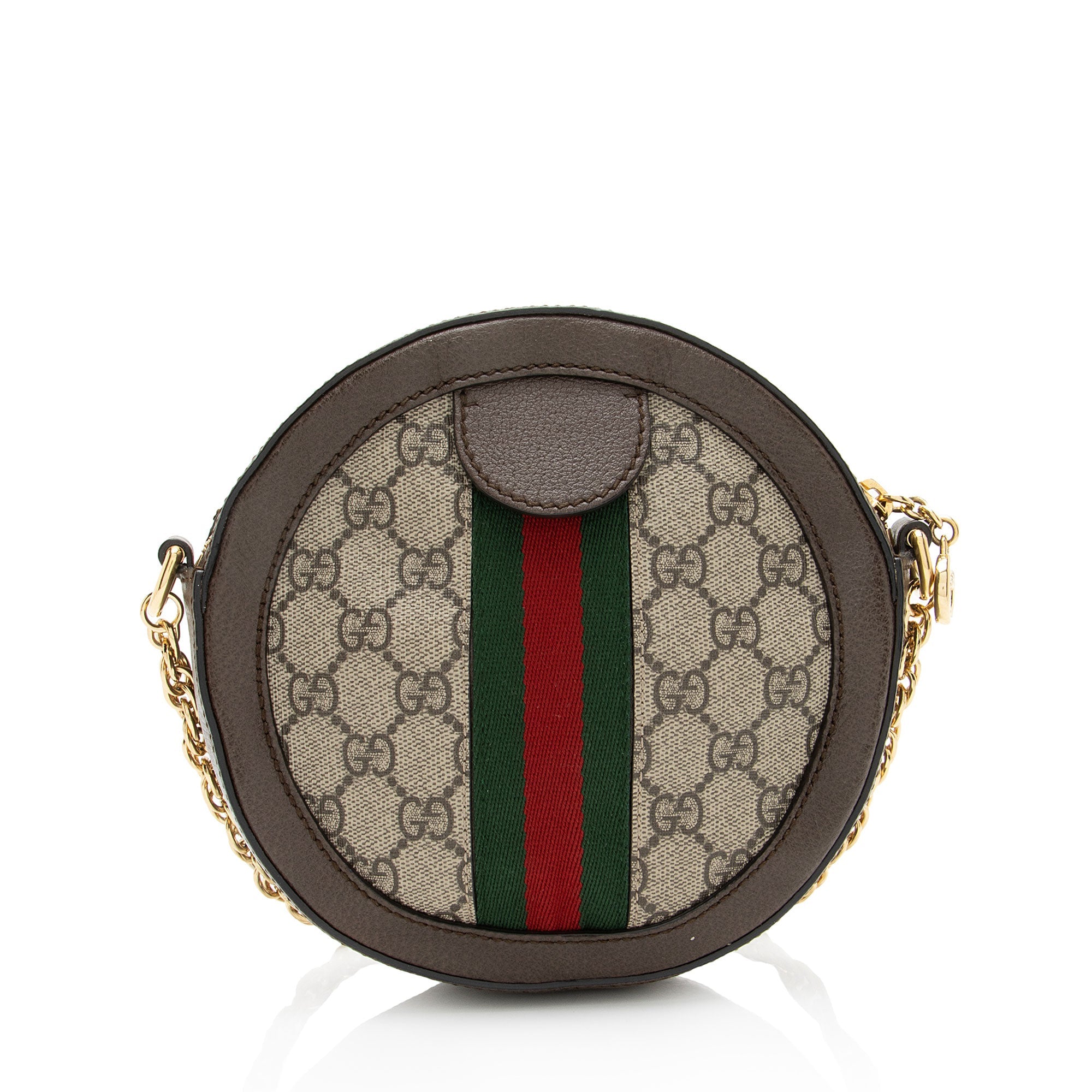 Gucci GG Supreme Ophidia Round Mini Shoulder Bag