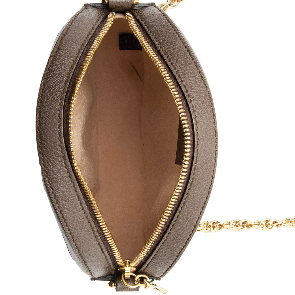 Gucci GG Supreme Ophidia Round Mini Shoulder Bag