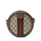 Gucci GG Supreme Ophidia Round Mini Shoulder Bag
