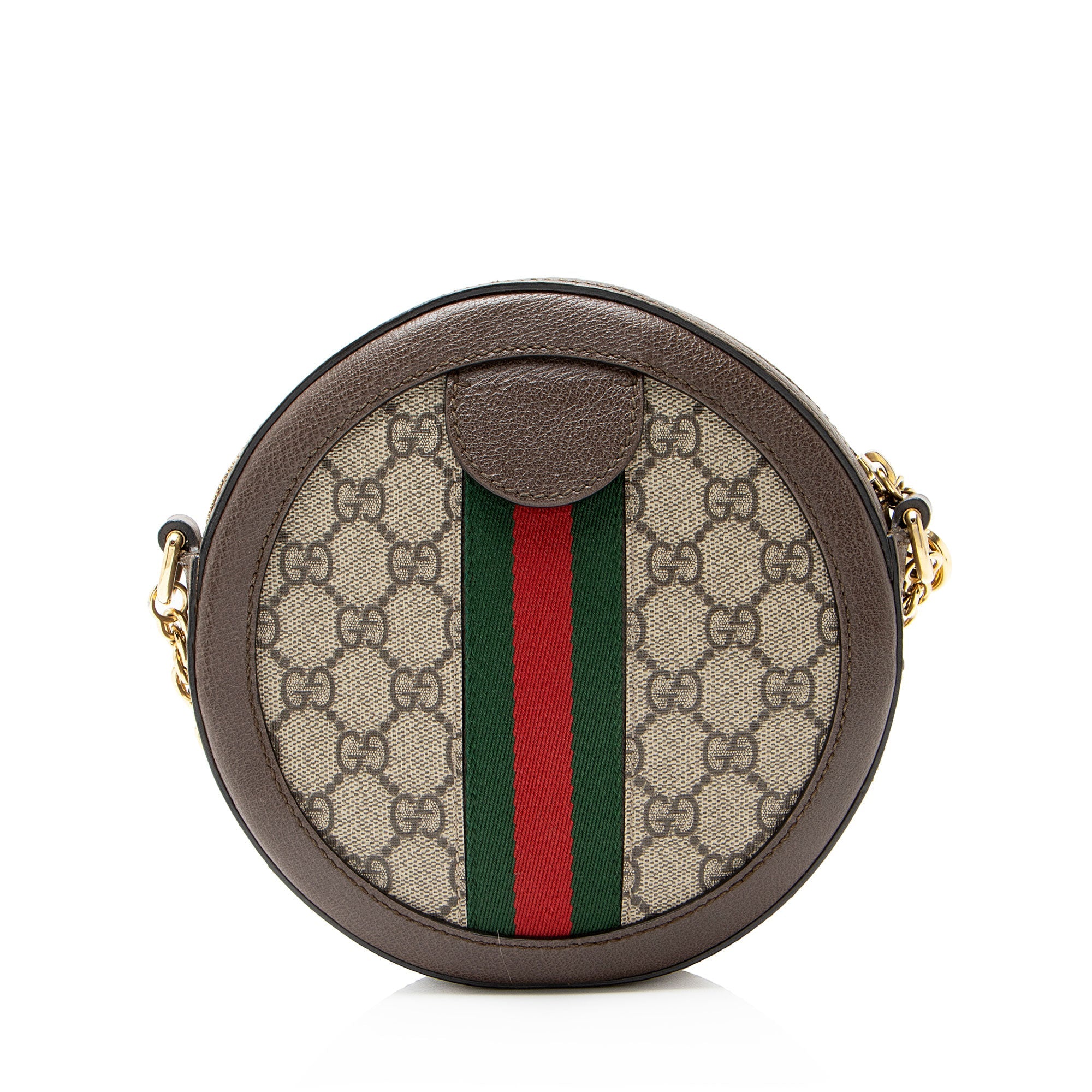 Gucci GG Supreme Ophidia Round Mini Shoulder Bag