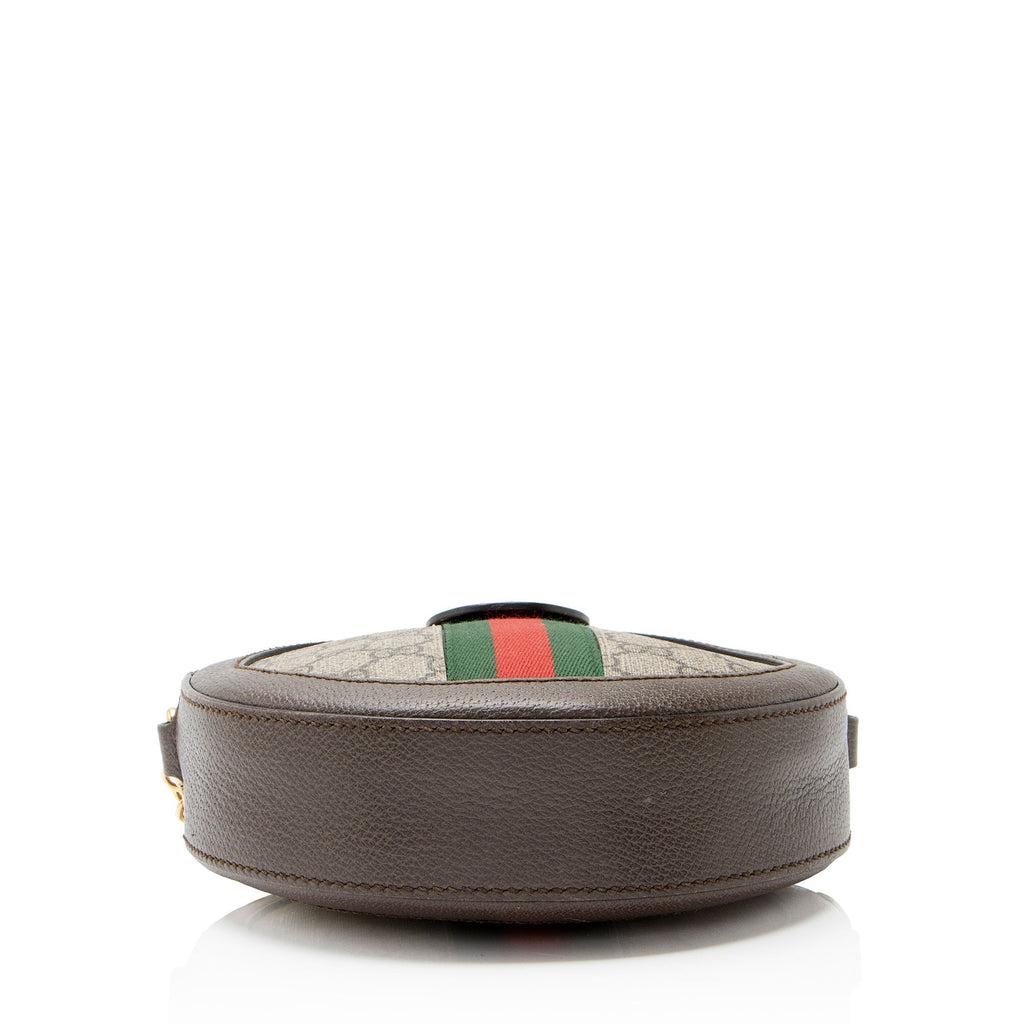 Gucci GG Supreme Ophidia Round Mini Shoulder Bag