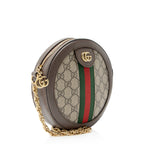 Gucci GG Supreme Ophidia Round Mini Shoulder Bag
