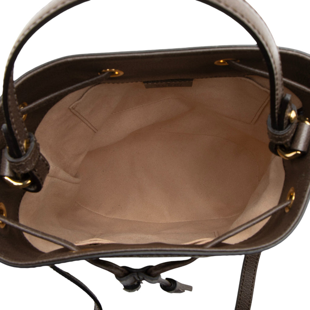 Gucci GG Supreme Ophidia Small Bucket Bag (SHF-3tXUhd)