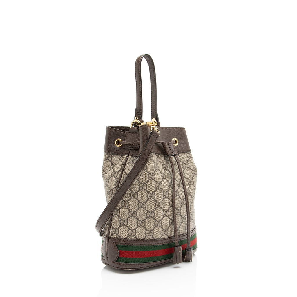 Gucci GG Supreme Ophidia Small Bucket Bag
