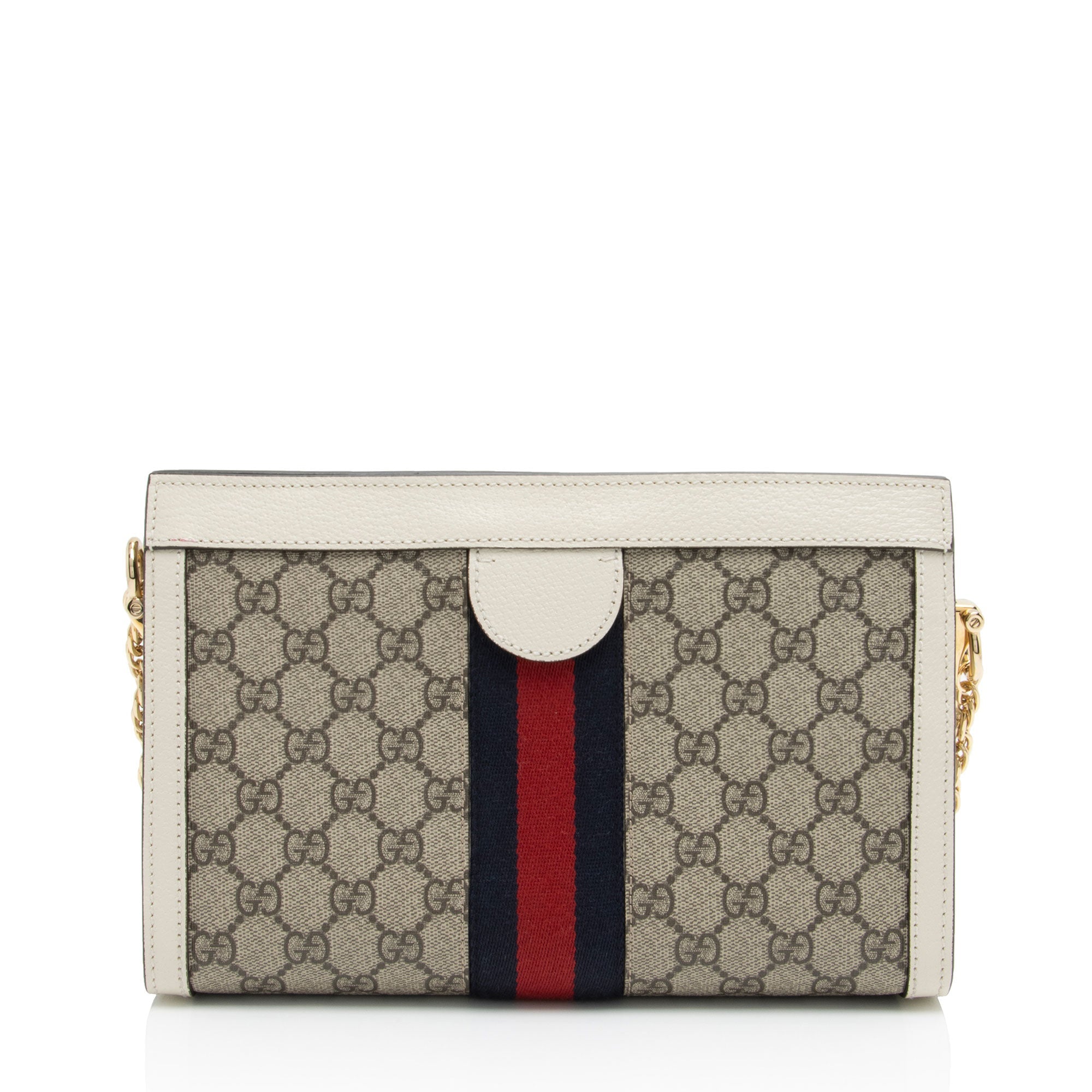 Gucci GG Supreme Ophidia Small Chain Shoulder Bag (SHF-mjx4Wm)