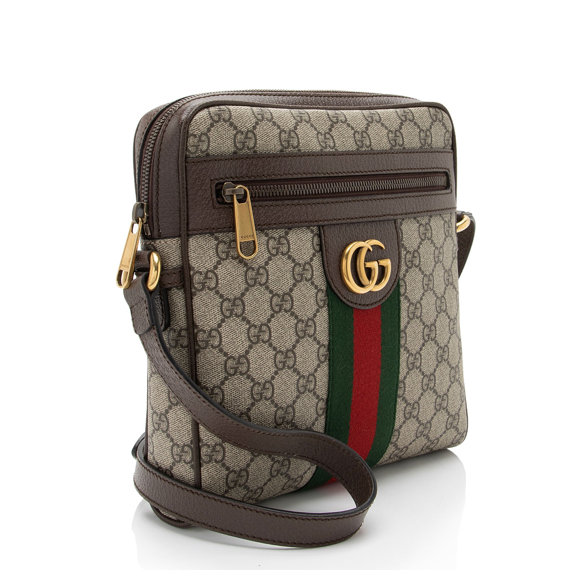 Gucci GG Supreme Ophidia Small Messenger (SHF-jEUPsL)