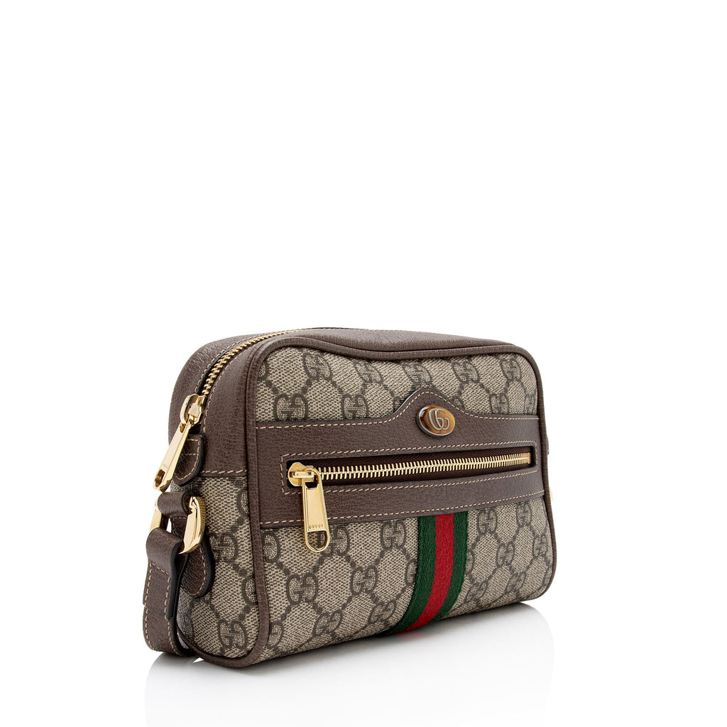 Gucci GG Supreme Ophidia Mini Shoulder Bag (SHF-Y4L50P)