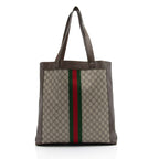 Gucci GG Supreme Ophidia Soft Vertical Large Tote (SHF-rk7fHN)
