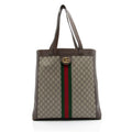 Gucci GG Supreme Ophidia Soft Vertical Large Tote (SHF-rk7fHN)