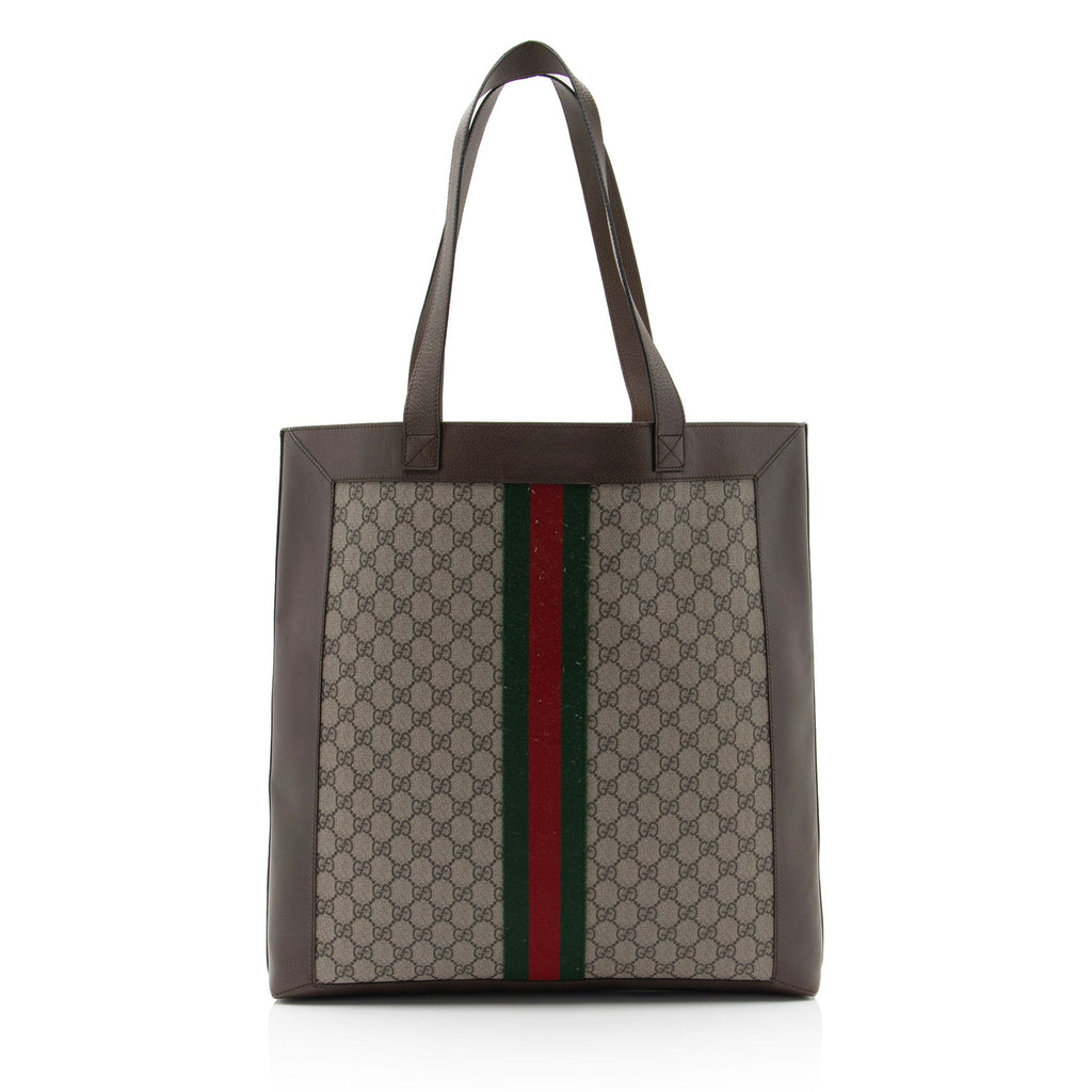 Gucci GG Supreme Ophidia Soft Vertical Large Tote (SHF-bY1N9K)