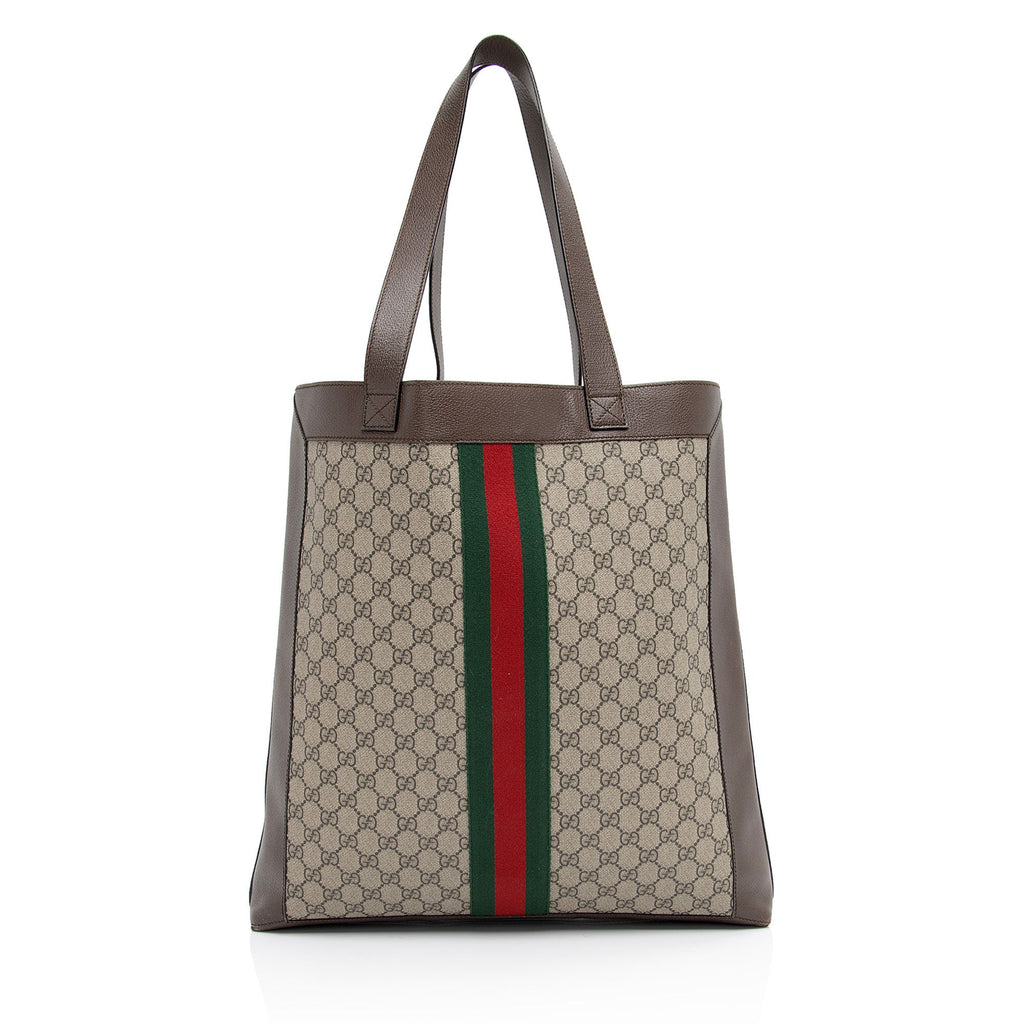 Gucci GG Supreme Ophidia Soft Vertical Large Tote (SHF-HKSf8C)