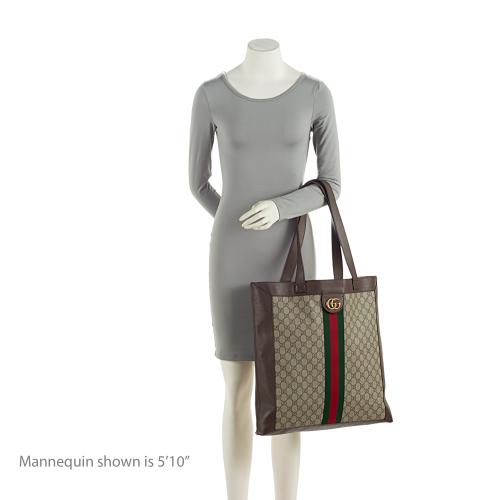 Gucci GG Supreme Ophidia Soft Vertical Large Tote (SHF-kLX3uK)