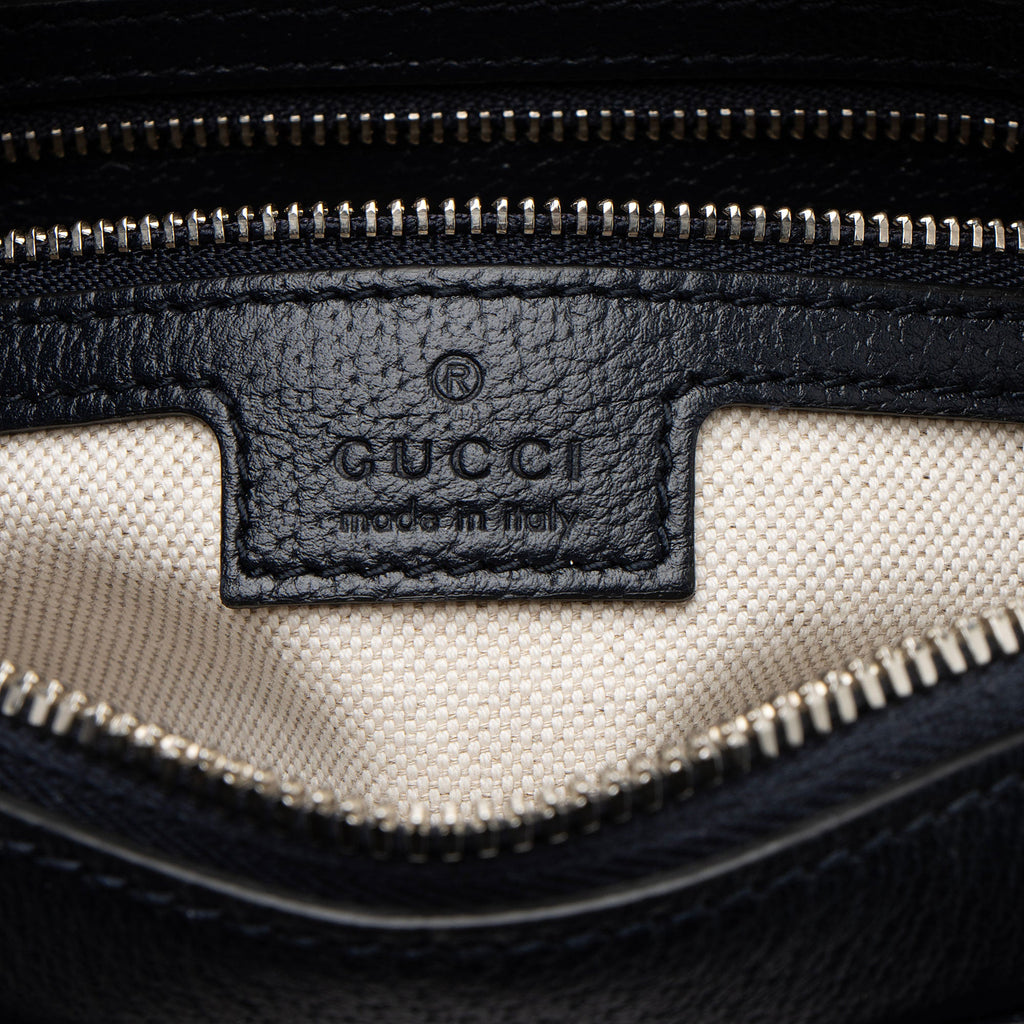 Gucci GG Supreme Ophidia Studded Web Flap Small Messenger (SHF-ken4qy)