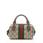 Gucci GG Supreme Ophidia Super Mini Boston Bag