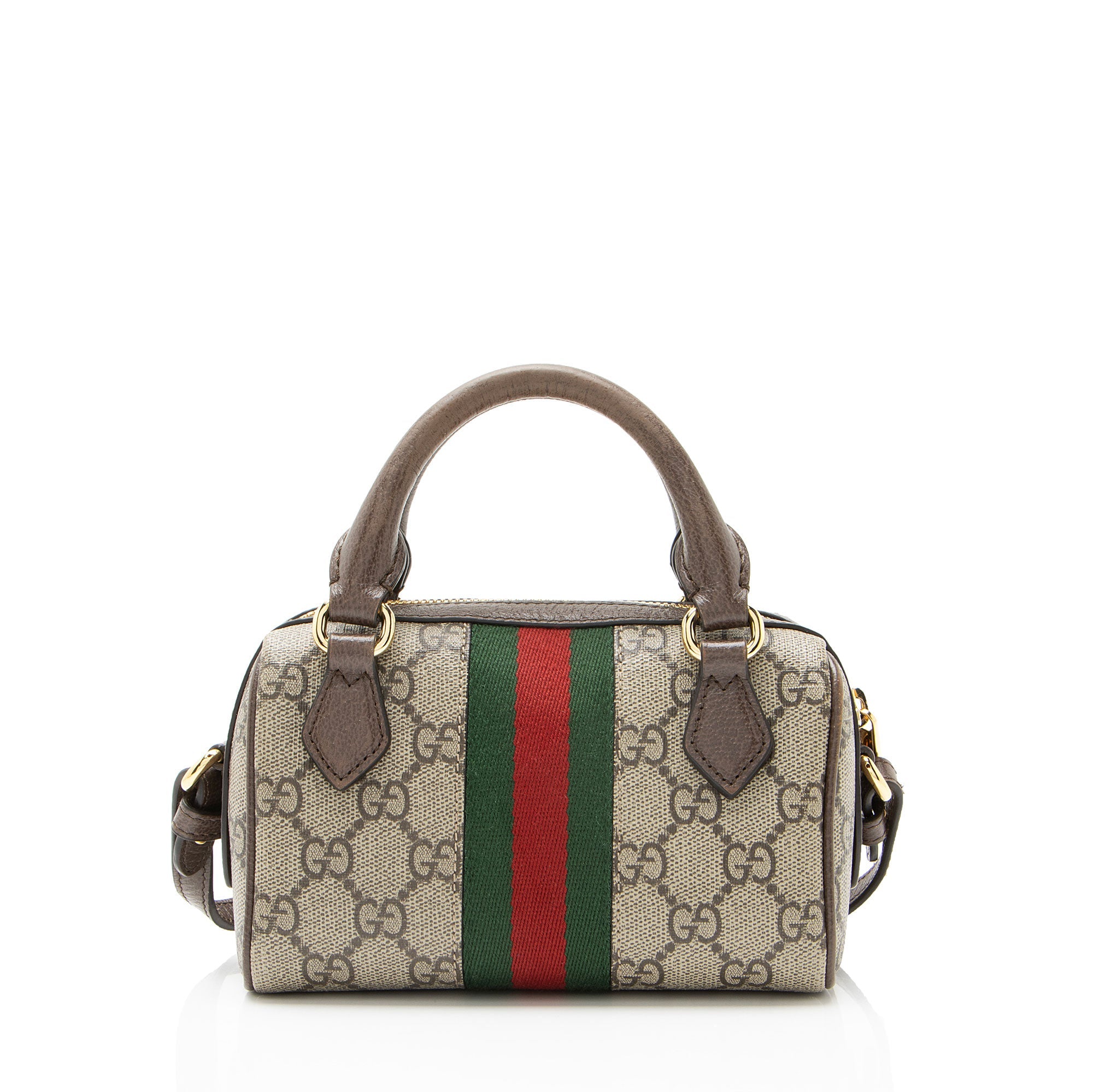 Gucci GG Supreme Ophidia Super Mini Boston Bag