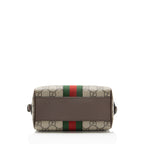 Gucci GG Supreme Ophidia Super Mini Boston Bag