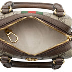 Gucci GG Supreme Ophidia Super Mini Boston Bag