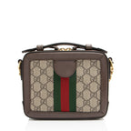 Gucci GG Supreme Ophidia Top Handle Mini Chain Shoulder Bag