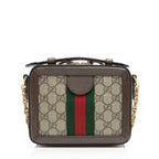 Gucci GG Supreme Ophidia Top Handle Mini Chain Shoulder Bag
