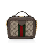 Gucci GG Supreme Ophidia Top Handle Mini Shoulder Bag (SHF-NuNUZp)