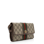 Gucci GG Supreme Ophidia Tri-Fold Wallet Crossbody Bag (SHF-qymUM5)