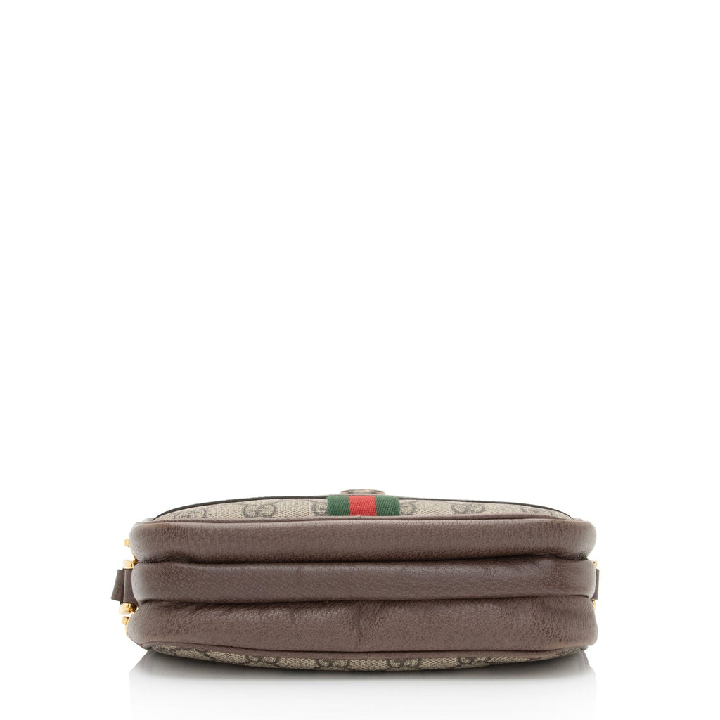 Gucci GG Supreme Ophidia Triple Zip Crossbody (SHF-5GZksx)