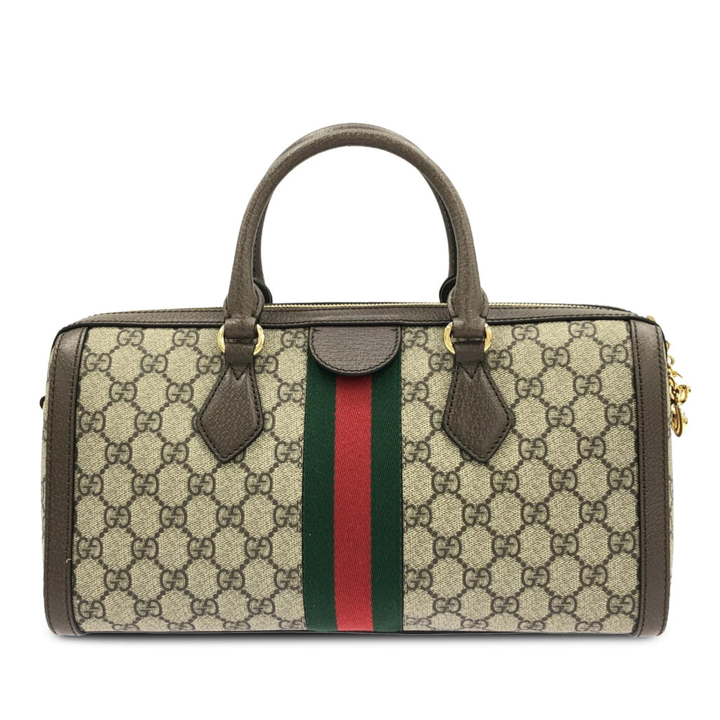 Gucci GG Supreme Ophidia Web Satchel (SHG-uMbpzY)