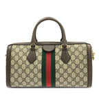 Gucci GG Supreme Ophidia Web Satchel (SHG-uMbpzY)