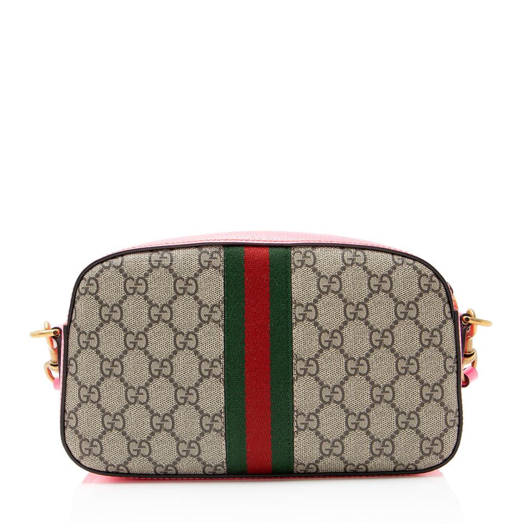 Gucci GG Supreme Ophidia Web Small Camera Bag