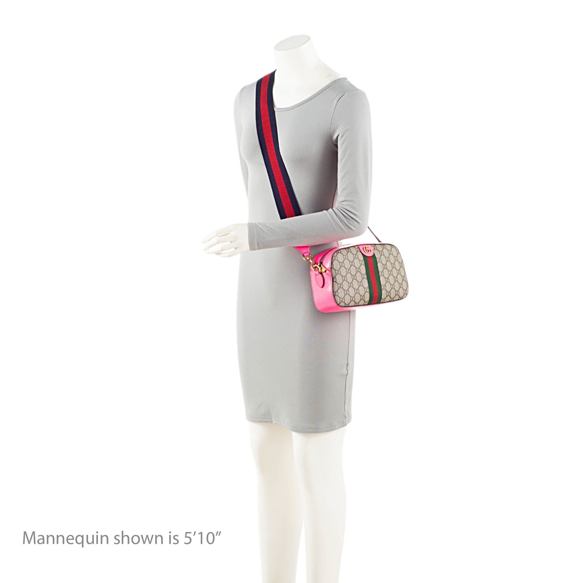 Gucci GG Supreme Ophidia Web Small Camera Bag