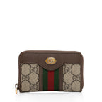 Gucci GG Supreme Ophidia Zip Around Card Case (SHF-zccB6e)