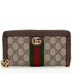 Gucci GG Supreme Ophidia Zip Around Wallet (SHF-W9yo8i)