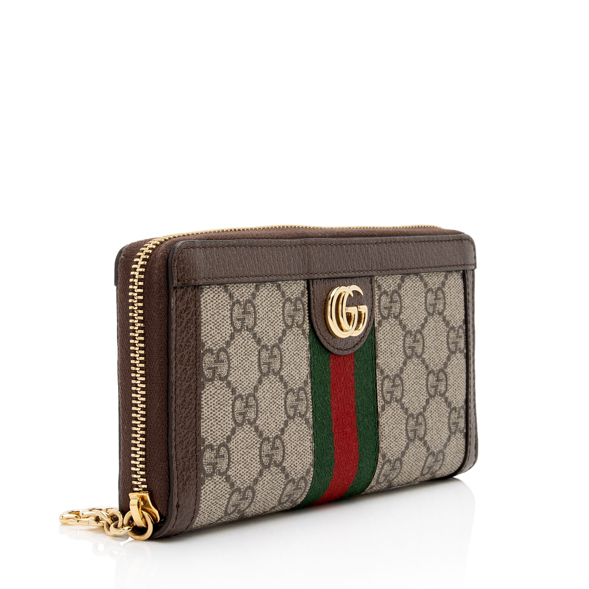 Gucci GG Supreme Ophidia Zip Around Wallet (SHF-W9yo8i)