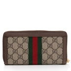 Gucci GG Supreme Ophidia Zip Around Wallet (SHF-8IpKgX)