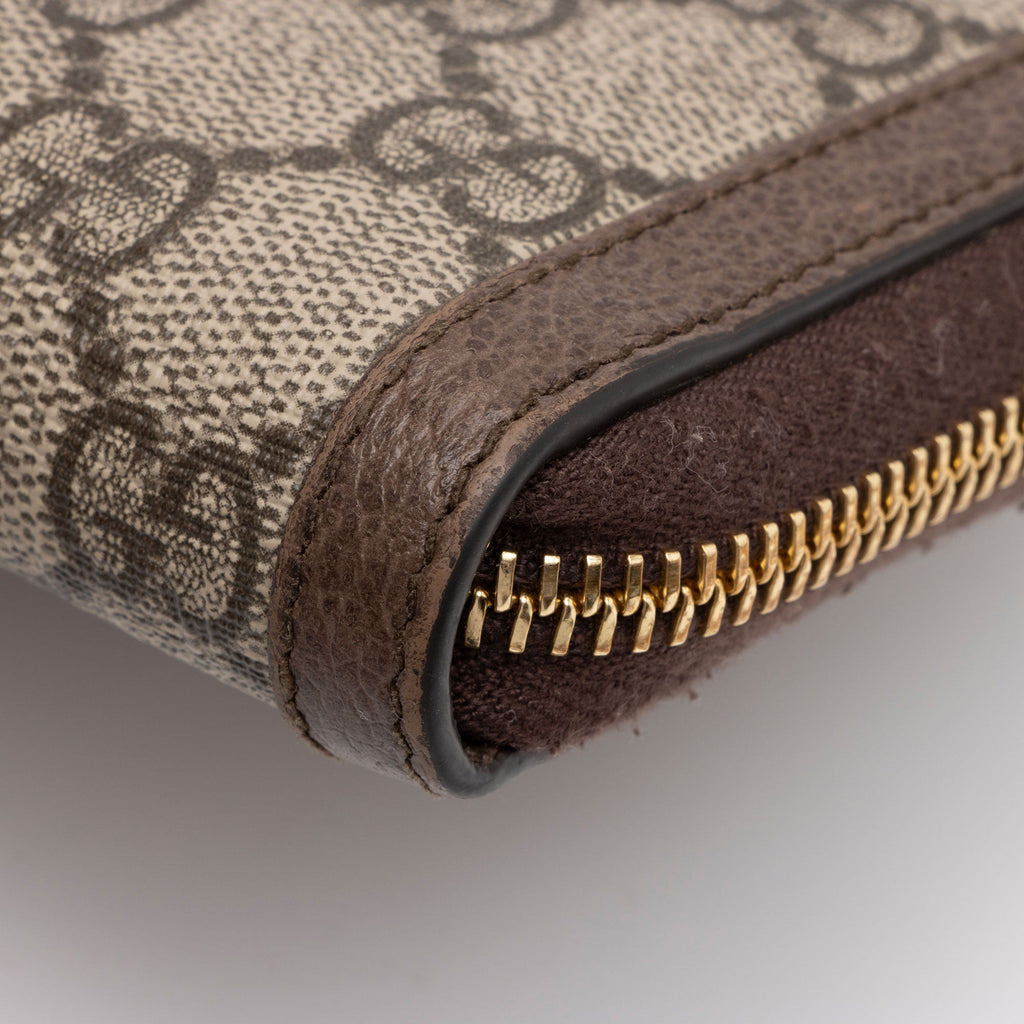 Gucci GG Supreme Ophidia Zip Around Wallet (SHF-8IpKgX)