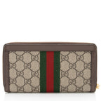 Gucci GG Supreme Ophidia Zip Around Wallet (SHF-VnwxXU)