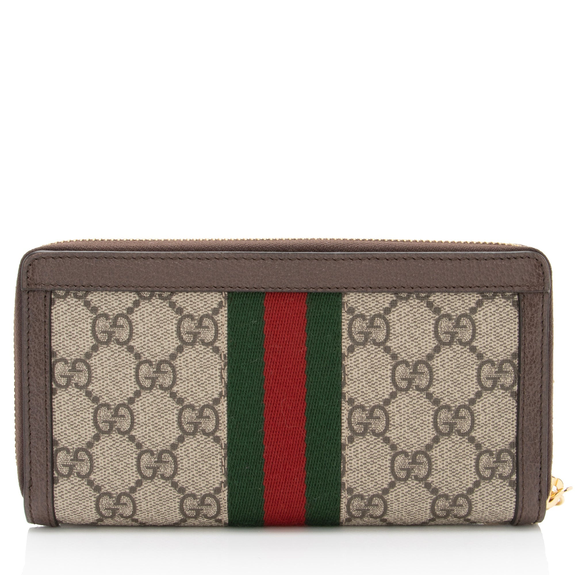 Gucci GG Supreme Ophidia Zip Around Wallet (SHF-VnwxXU)