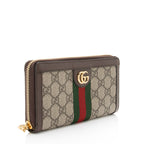 Gucci GG Supreme Ophidia Zip Around Wallet (SHF-VnwxXU)