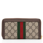 Gucci GG Supreme Ophidia Zip Around Wallet (SHF-dEvQd6)